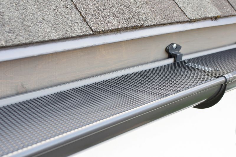 Close-up of Gutter Cover Installation